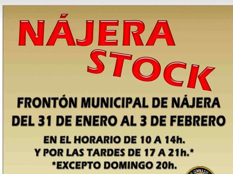 Cartel de la Feria de Stock de Nájera