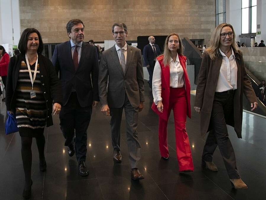 El presidente del Gobierno de La Rioja, Gonzalo Capellán en la inauguración de la II Feria del Empleo y Emprendimiento