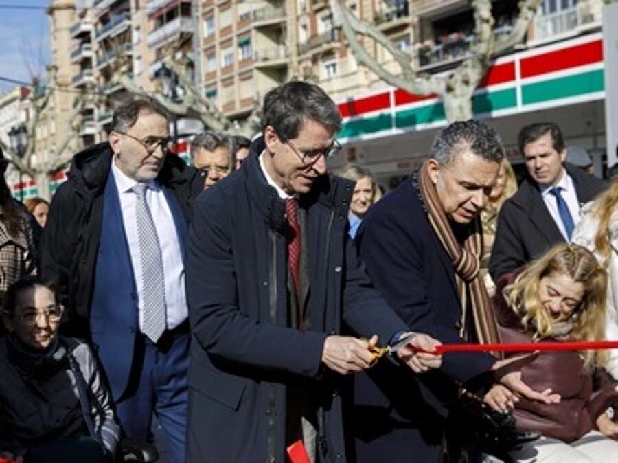 El presidente de La Rioja, Gonzalo Capellán, en la inauguración de la 23ª edición de la feria de oportunidades Logrostock