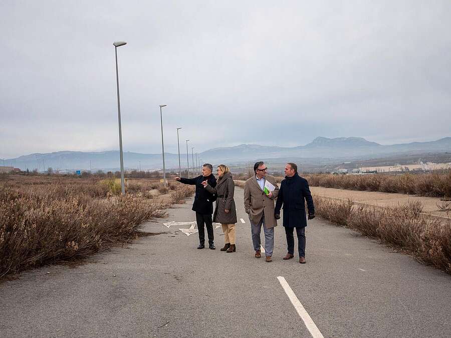 Visita al polígono industrial Las Cañas en Logroño