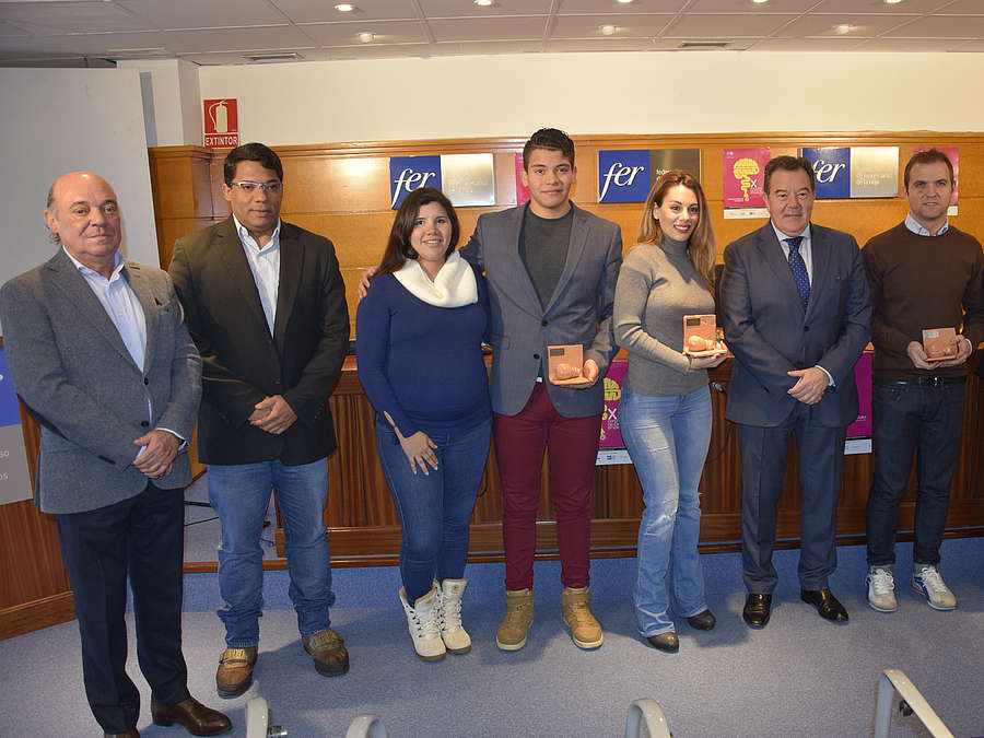 Entrega de los premios del X Concurso de Ideas Empresariales FER Emprende. 