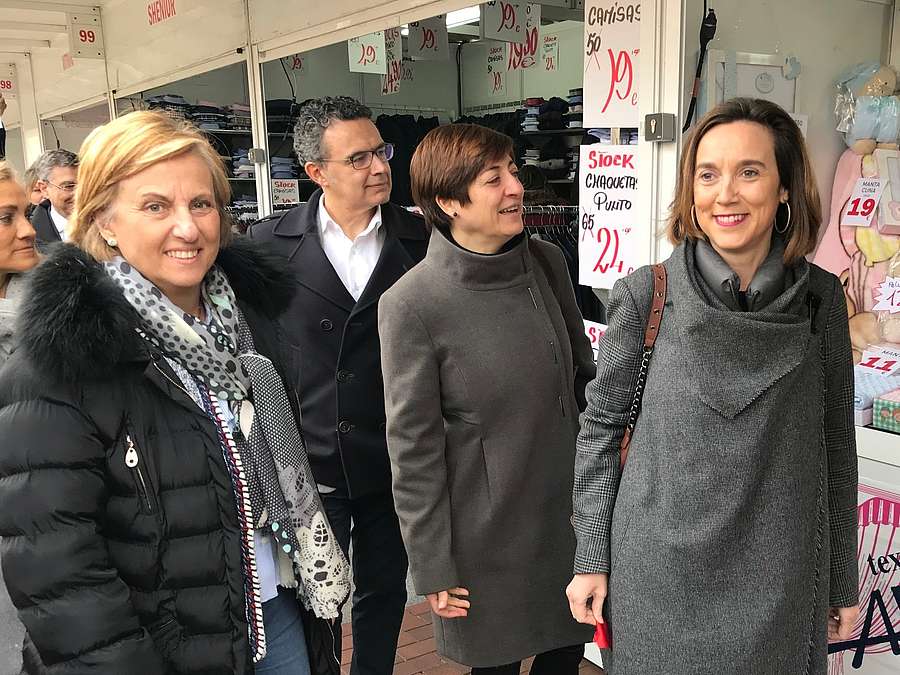 La consejera de Desarrollo Económico e Innovación, Leonor González Menorca, participa en la inauguración de la décimo sexta edición de la Feria de oportunidades Logrostock. 