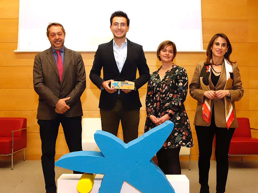 Entrega de los Premios Emprendedor XXI en La Rioja a la empresa Hunty