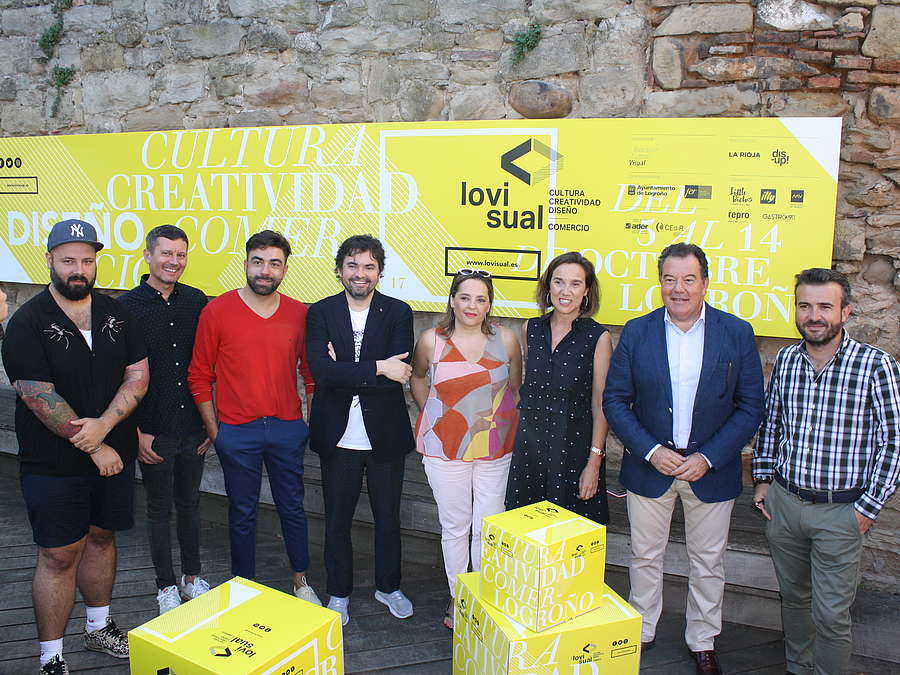 El gerente de la ADER, Javier Ureña, participa en la presentación de Lovisual y su Foro. 