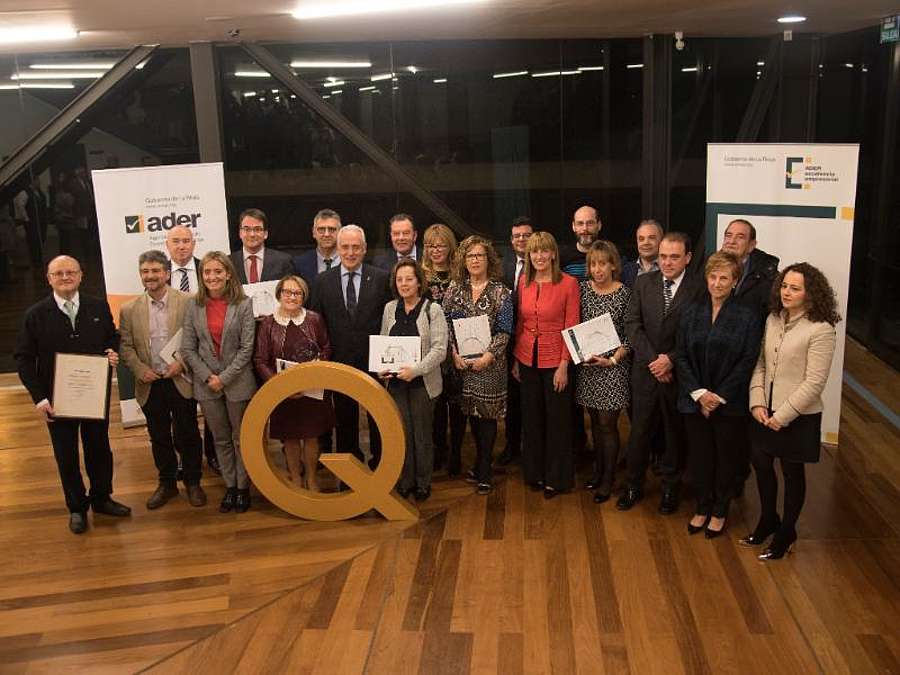 Fotografía de los premiados el pasado año