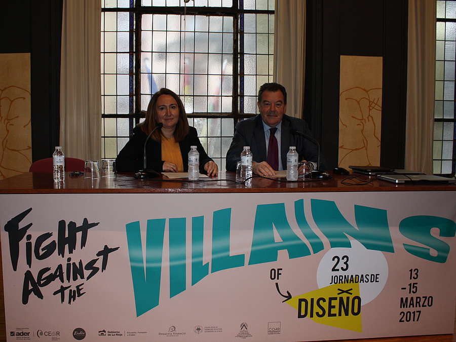 Irene de Juan y Javier Ureña presentan las 23 Jornadas de Diseño en La Rioja