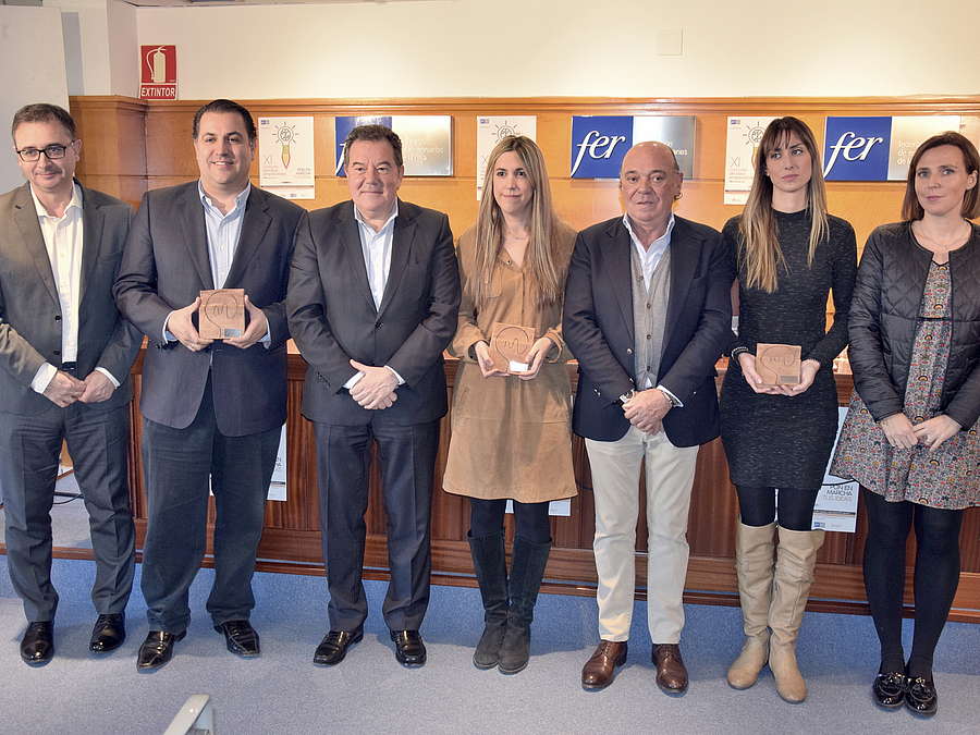 El gerente de la ADER, Javier Ureña, participa en la entrega de los premios del XI Concurso de Ideas Empresariales FER Emprende, una iniciativa que se enmarca en el Plan EmprendeRioja. 