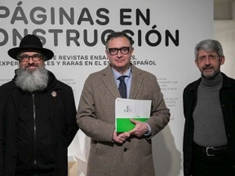 El gerente de la Agencia de Desarrollo Económico de La Rioja, Luis Pérez Echeguren, y el director de la Escuela Superior de Diseño de La Rioja, Ignacio Martínez, presentan las 29 Jornadas de Diseño