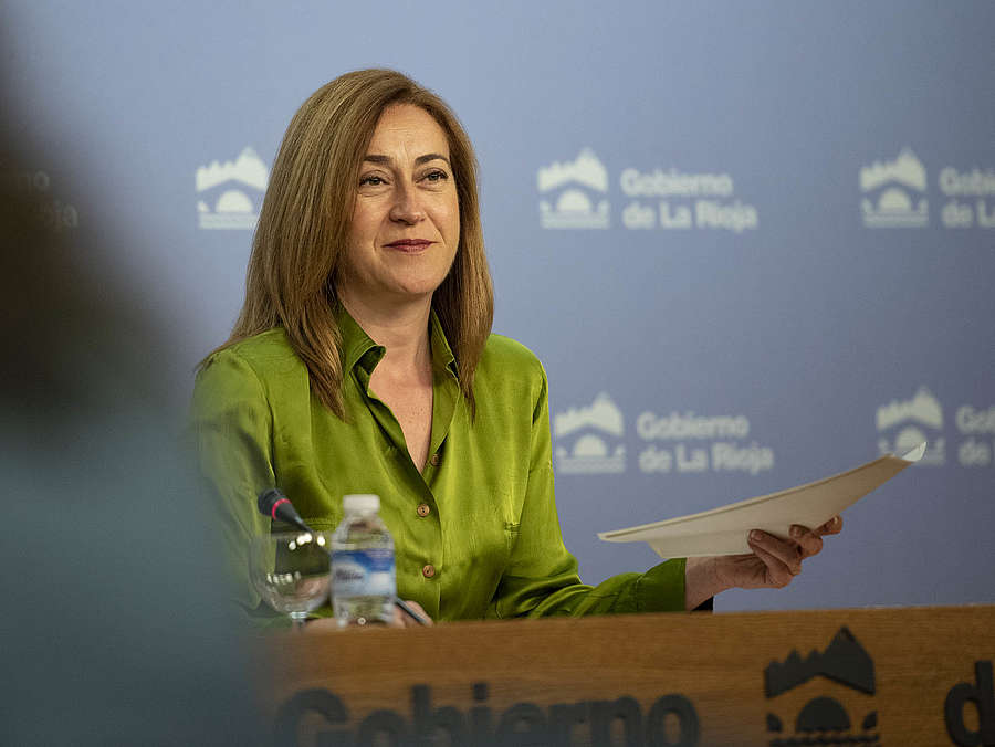 Begoña Martínez Arregui, portavoz del Gobierno de La Rioja