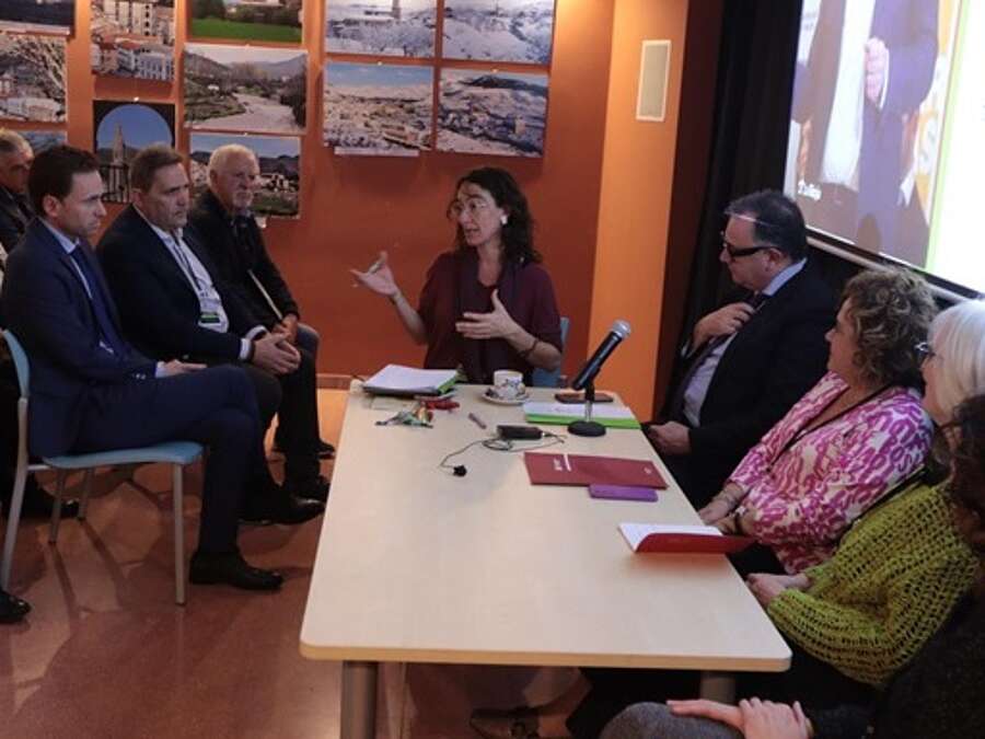 Participantes en la jornada divulgativa del proyecto ‘Igea Emprende-Aceleradora de Ideas para el Desarrollo Rural Riojano’