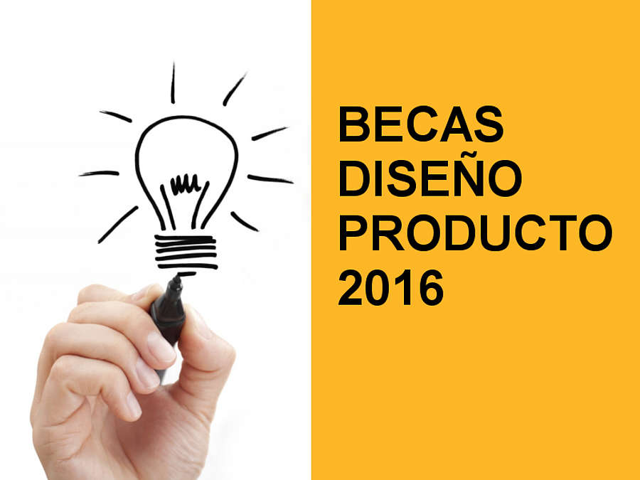 Becas diseño producto 2016