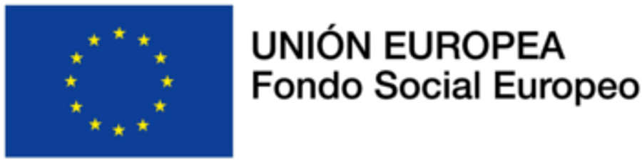 Logo de la Unión Europea. Fondo Social Europeo