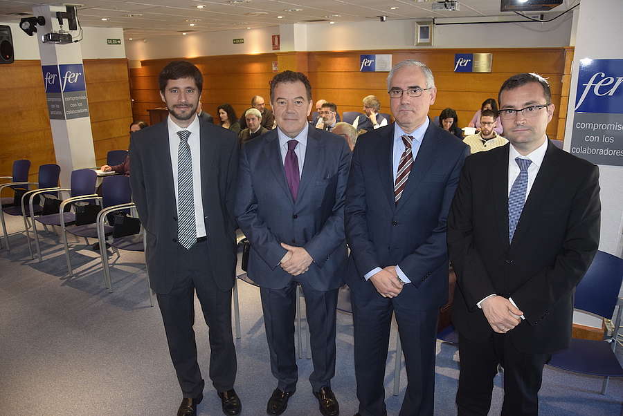 Javier Ureña ha participado en una jornada sobre financiación de I D empresarial