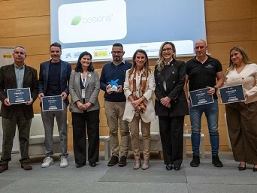 Empresa ganadora y finalistas de los Premios EmprendeXXI