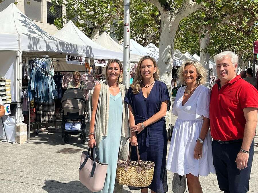 La consejera de Economía, Innovación, Empresa y Trabajo Autónomo, Belinda León, participa en la inauguración de la feria Promostock de verano en Calahorra