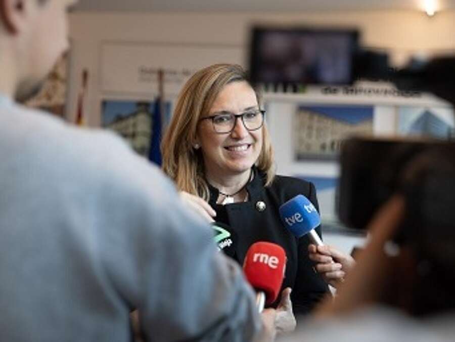 La consejera de Economía, Innovación, Empresa y Trabajo Autónomo, Belinda León, en el Encuentro del Plan de Fomento del Emprendimiento