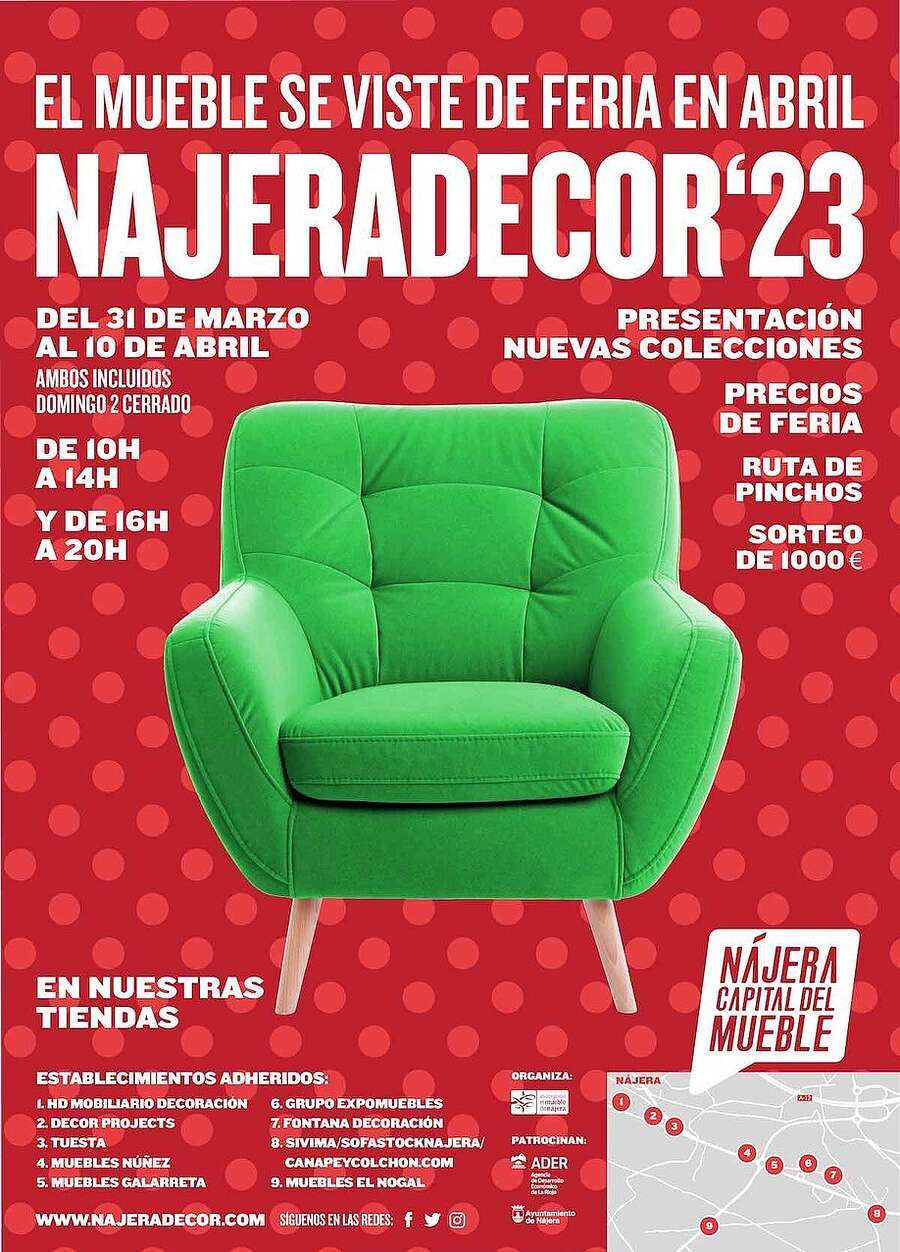 Cartel de la Feria NájeraDecor 2023