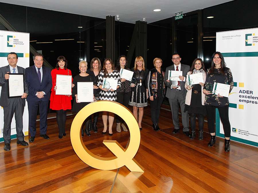 Premiados en el acto de reconocimientos a la excelencia