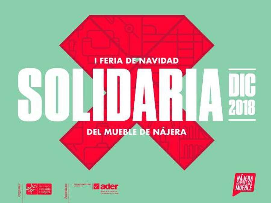 Imagen de la I Feria de Navidad Solidaria de la Asociación del Mueble de Nájera