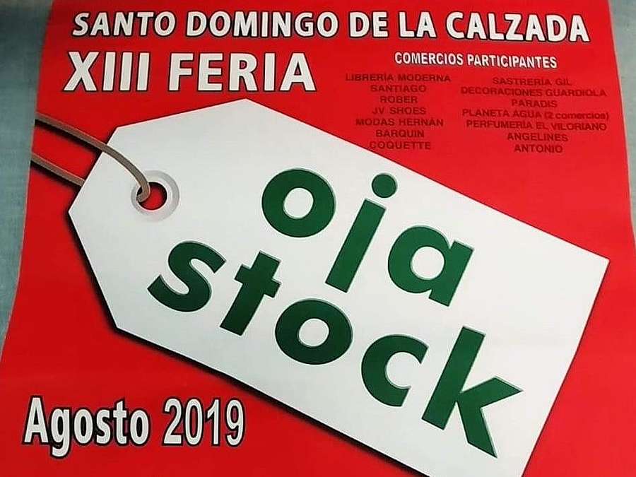 Cartel de la Feria Ojastock de verano 2019