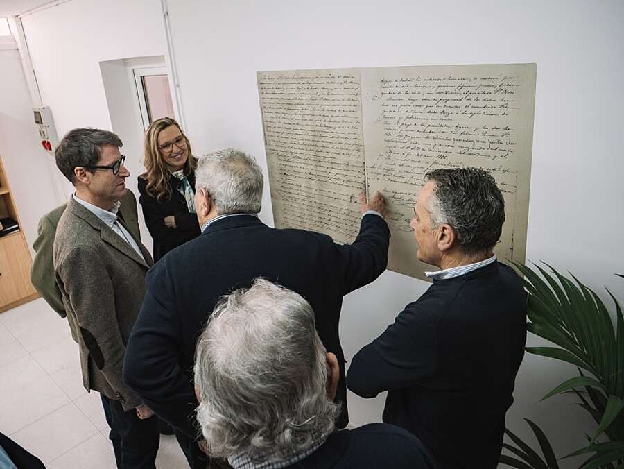 Gonzalo Capellán en la visita a la empresa Cerámica Sampedro