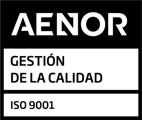 sello de calidad AENOR ISO9001